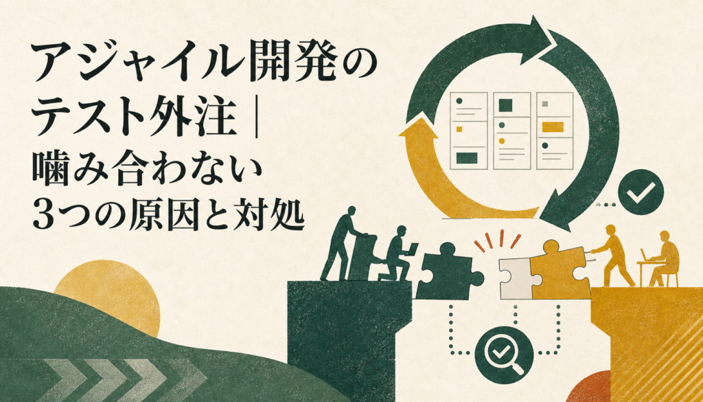アジャイル開発のテスト外注