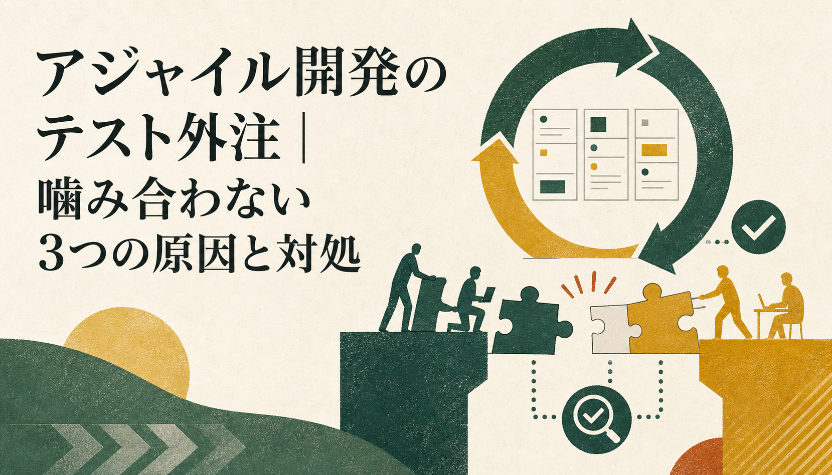 アジャイル開発のテスト外注