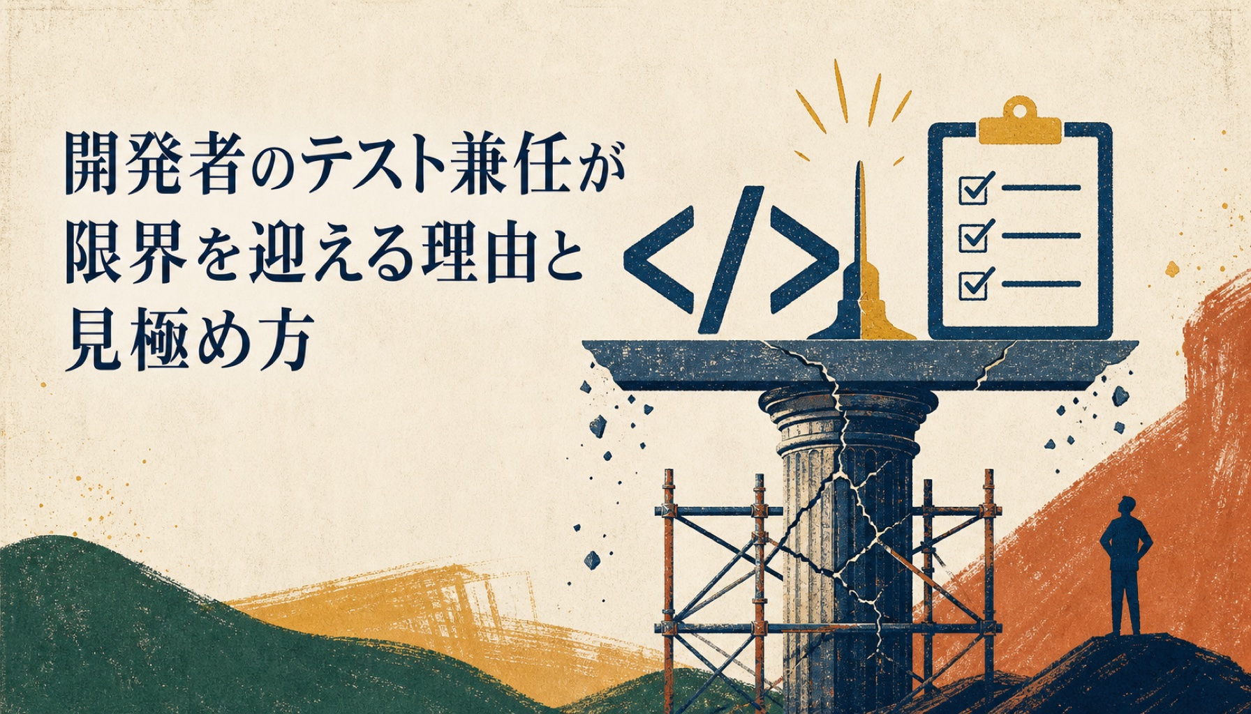 開発者のテスト兼任