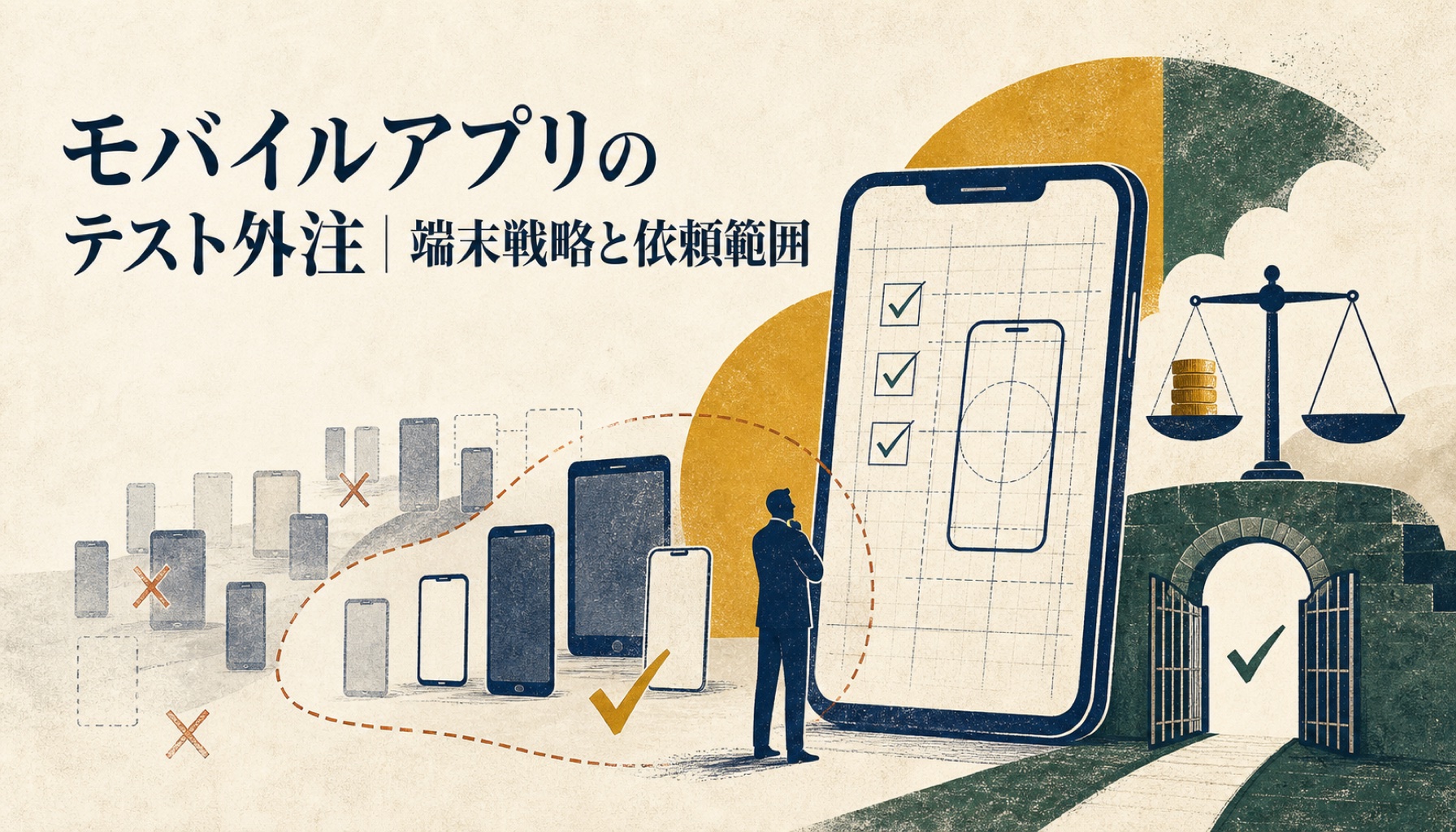 モバイルアプリのテスト外注