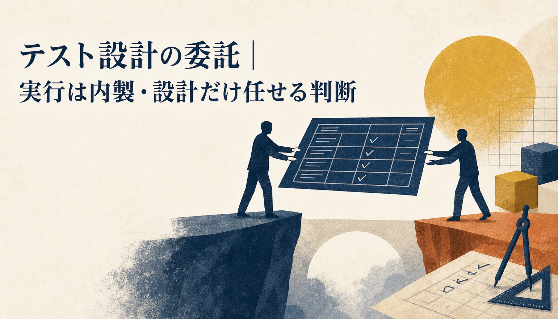 テスト設計の委託