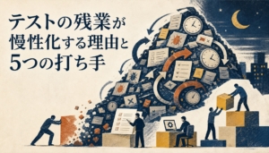テストの残業