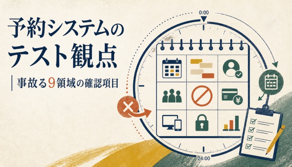 予約システムのテスト観点