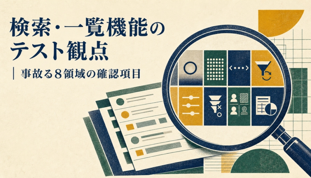 検索・一覧機能のテスト観点