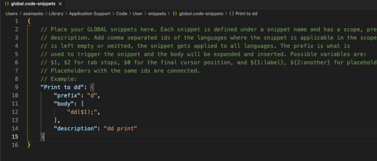 VsCodeでオリジナルショートカットを作ろう！