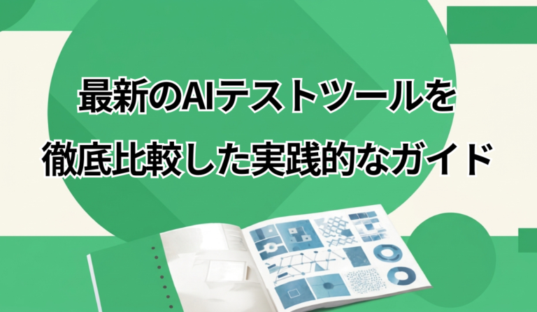 テストにおけるAI活用の完全ガイド（ツール比較・メリット・コスト）
